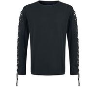 Gothicana by EMP Cut The Cord Langarmshirt schwarz in XL