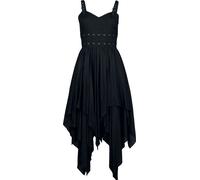 Gothicana by EMP Straps And Tips Dress Mittellanges Kleid schwarz in S