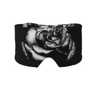 Gotisches Blumenmuster, Vollständige Augenabdeckungen, lichtblockierende Augenmaske, Schlafaugen- und Ohrenschützer