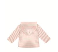 GOTS Strickjacke rosa gestreift Gr.50