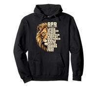 Gott SAGT inspirierende Affirmationen Lion of Judah Christian Pullover Hoodie