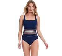 Gottex Damen Women’s One-Piece Swimsuit Badeanzug, Navy/Gold, 44