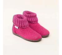 Gottstein Alpine Boot RU Kinder Hausschuh | Filz-Hausschuh Made in Tirol | Farbe rosa Größe 29 raspberry/brown 29