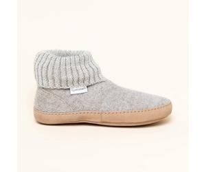 Gottstein Dakota Hüttenschuh | Erwachsenen Hausschuh aus Filz | Farbe Beige Größe 45 beige 45