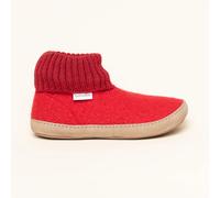 Gottstein Dakota Hüttenschuh | Erwachsenen Hausschuh aus Filz | Farbe Rubin Größe 42 Rubin 42