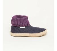 Gottstein Dakota Hüttenschuh für Damen & Herren | Filz-Hausschuh Made in Tirol | Farbe Blueberry Größe 39 39