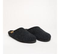 Gottstein Filz-Hausschuh ALP-COMFORT-FE - Damen & Herren Pantoffel aus 100% Schurwolle mit Komfort-Einlagesohle schwarz 44