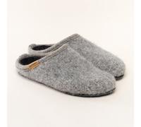 Gottstein Filz-Hausschuh ALP-COMFORT NATUR - Damen & Herren Pantoffel aus seltenen Wollen Shetlandschaf, 44