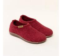 Gottstein Filz-Hausschuh Alpine Midcut - Damen & Herren Pantoffel aus 100% Schurwolle mit Komfort-Einlagesohle Red, 39