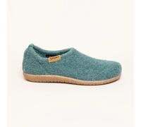 Gottstein Filz-Hausschuh Alpine Midcut RU für Damen & Herren Größe 37 | Farbe = 15396 Bluegreenmele oceangreen 37