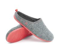 Gottstein Filzhausschuh Wool Slide-in für Damen & Herren - Pantoffel aus 100% Schurwolle Re-anthrazit/raspberry, 40