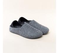 Gottstein Filzhausschuh Wool Slip-On aus 100% Schurwolle - für Damen & Herren - Rutschfeste Gummisohle anthrazit 37