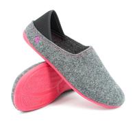 Gottstein Österreich Wool Slip-On Pantoffel Grau(grey/raspberry) 40