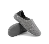 Gottstein Filzhausschuh Wool Slip-On aus 100% Schurwolle - für Damen & Herren - Rutschfeste Gummisohle anthrazit 37