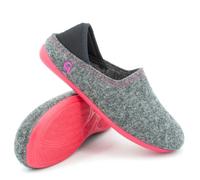 Gottstein Filzpantoffel Wool Slip-On Kids Re-anthrazit/raspberry, 33