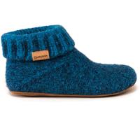 Gottstein Knit Boot Hüttenschuhe aus reiner Schurwolle Blau 37