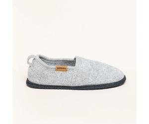 Gottstein Homely Alpaka-Woll-Slipper für Damen & Herren | Filz-Hausschuh Made in Tirol | Farbe Alpaka Größe 44 grey 44