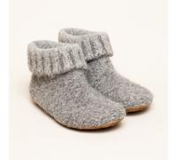 Gottstein Hausschuhe 'Knit Boot Alpaka' grey, Gr. 41