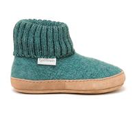 Gottstein Kinder Hüttenschuhe Alpine Boot LE Wollwalk Ledersohle Oceangreen Gr.24