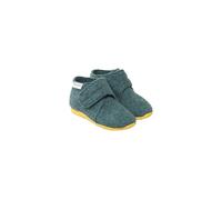 Gottstein Kinder Hausschuhe Wollwalk Gummi-Kork Sohle oceangreen Gr.26