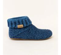 Gottstein Knit Boot | Filz-Hüttenschuh | Damen & Damen & Herren Hausschuh | Farbe Blue | Pantoffel in Größe 36 Blue 36