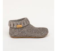 Gottstein Knit Boot | Filz-Hüttenschuh | Damen & Damen & Herren Hausschuh | Farbe brown | Pantoffel in Größe 46 brown 46