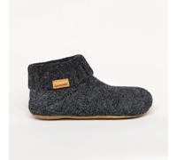 Gottstein Knit Boot | Filz-Hüttenschuh | Damen & Damen & Herren Hausschuh | Farbe charcoal | Pantoffel in Größe 46 charcoal 46