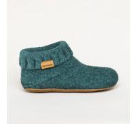 Gottstein Knit Boot | Filz-Hüttenschuh | Damen & Damen & Herren Hausschuh | Farbe oceangreen | Pantoffel in Größe 45 oceangreen 45