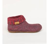 Gottstein Knit Boot Hüttenschuh aus Filz für Damen & Herren | Größe 44 red 44