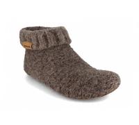 Knit Boot brown Reine Schurwolle - Gottstein 43.0