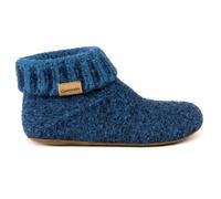 Gottstein Knit Boot Hüttenschuhe aus reiner Schurwolle Blau 37