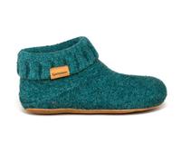 Gottstein Hüttenschuh Knit Boot - Filz-Hausschuh für Damen & Herren | Aus 100% Schurwolle Oceangreen, 38