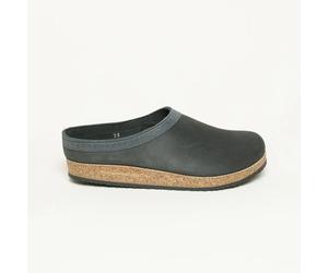 Gottstein Lederclog Clog Leder | Damen & Herren Hausschuh | Hausschuh Farbe schwarz Größe 42 42