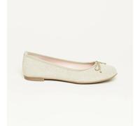 Gottstein Linen Ballerina Leinen | Damen Sommerschuh | Hausschuh Farbe beige Größe 39 beige 39