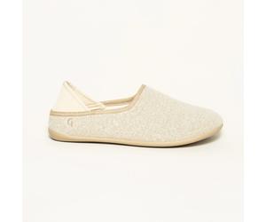 Gottstein Linen Slip-on für Damen & Herren Hausschuh mit Gummisohle | Farbe beige Größe 38 beige 38