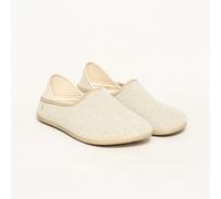 Gottstein Linen Slip-on für Damen & Herren - Stylischer Sommerschuh mit Rutschfester Gummisohle Beige, 38