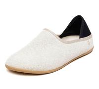 Gottstein Linen Slip-on für Damen & Herren - Stylischer Sommerschuh mit Rutschfester Gummisohle Beige, 44