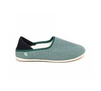 Gottstein Linen Slip-on für Damen & Herren - Stylischer Sommerschuh mit Rutschfester Gummisohle Oceangreen, 38