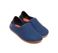 Gottstein Wool Slip-On Pantoffel Blau(midnight/orange) 39