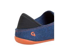 Gottstein Wool Slip-On Pantoffel Blau(midnight/orange) 40
