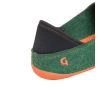 Gottstein Wool Slip-On Pantoffel Grün(green/orange) 36