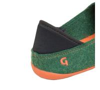 Gottstein Filzhausschuh Wool Slip-On aus 100% Schurwolle - für Damen & Herren - Rutschfeste Gummisohle grün 39