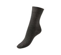 GoWell Med X-Static - Socken mit antimikrobieller Silber-Faser - ideal bei Diabetes, Allergien, Fußgeruch, Fußschweiß und senbsiblen oder temperaturempfindlichen Füßen - Größe II - Farbe schwarz