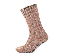 GoWith 1 Paar ABS Antiruschsocken, Winter Stoppersocken, Damen Dicke Wolle Thermosocken, Warmhaltende Haussocken, Krankenhaus Socken 2043