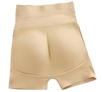 GOYMFK Frauen Gepolsterte Unterwäsche Butt Lifter Panties Seamles Hip Padded Pants Shaper Enhancer Control Panties (Color : Natural, Size : M)