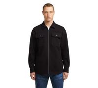 G-Star RAW Regular Fit Hemdjacke mit Reißverschluss in Black, Größe XXL