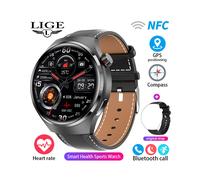 (GPS Sport TrackLeather Black) 2025 Neu Kompatibel mit Huawei GT4 Pro Smartwatch für Erwachsene NFC