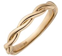 Gr. 56 - Damen Ring geflochten 585 Gold Rotgold Rotgoldring - Gold / 56