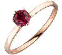 Gr. 60 - Damen Ring 585 Gold Rotgold 1 Rhodolith - Gold / 56