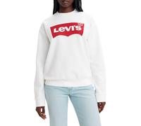 Levi's Damen GR Sweatshirt, Everyday Crew CORE Batwing White+, L